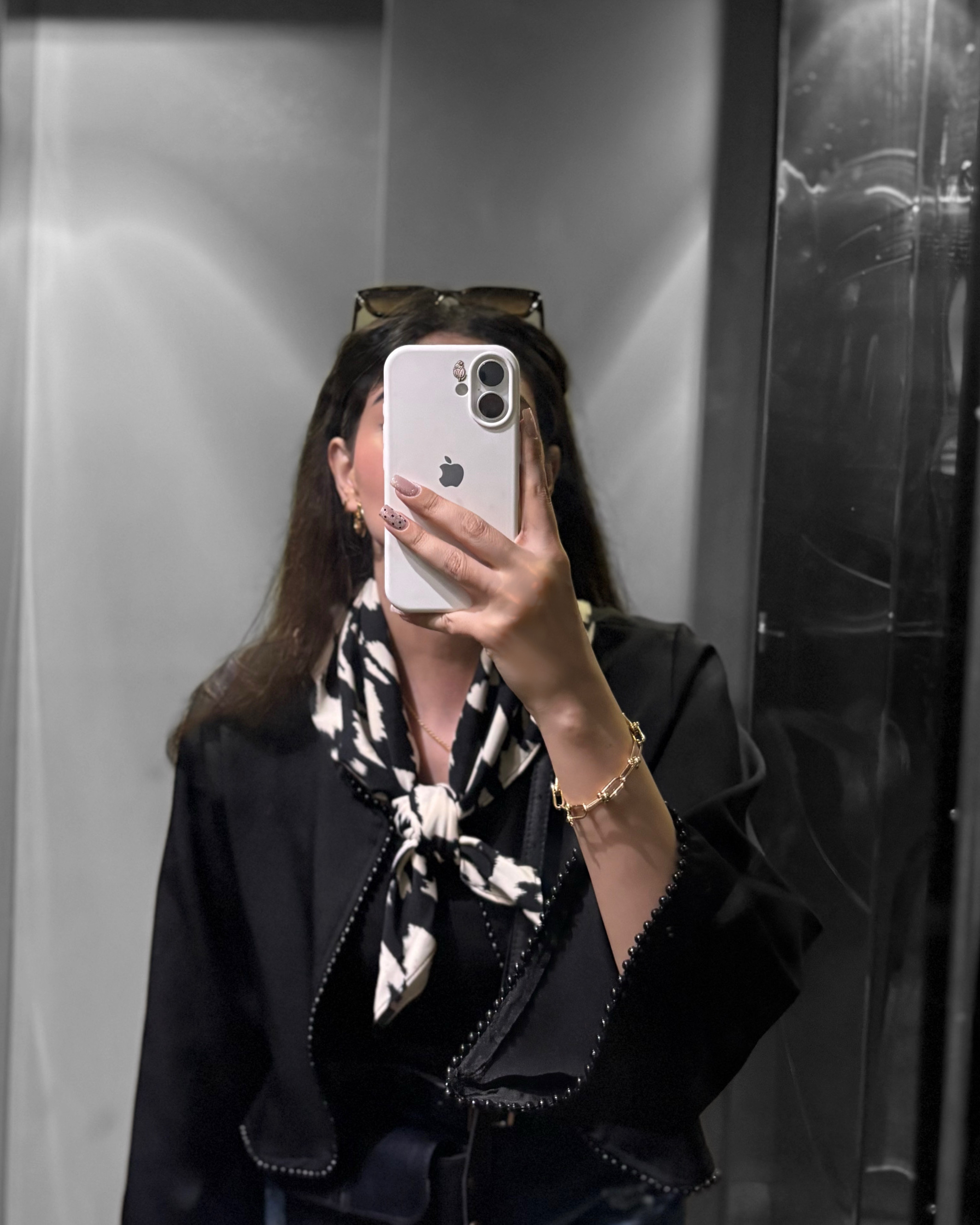 مینی اسکارف ابر ☁️🖤